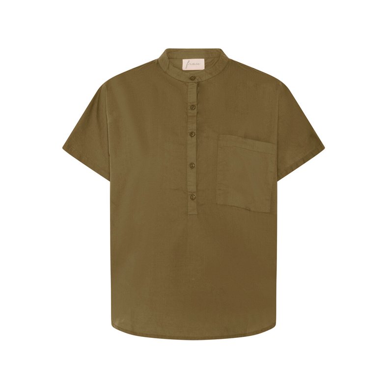 Colombo ss top Frau, military olive