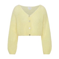 Cornelia cropped knit cardigan American Dreams, light yellow