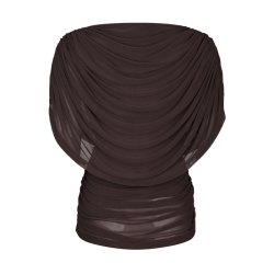 Cottuna Drappy Mesh top Neo Noir, brown