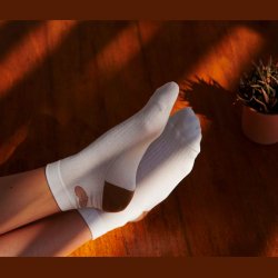 Minna short socks MP Denmark, cream