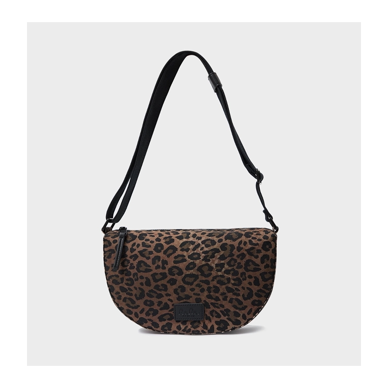 Melly crossbody Lala Berlin, dark brown leo 