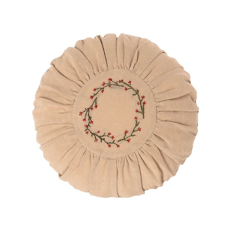 Rund pude Maileg, blomstercirkel