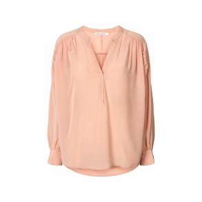 Meg sheer lace shirt Rabens Saloner, blush