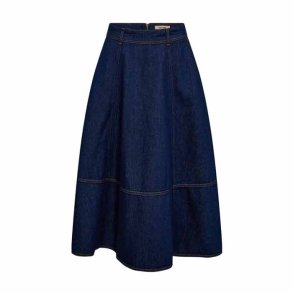 Cynthia a-skirt Mos Mosh, dark blue denim