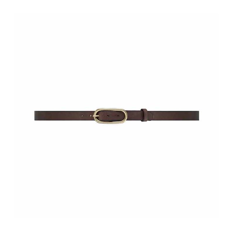 Narrow belt Depeche, dark brown