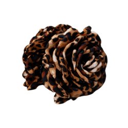 Villa mega flower hair claw Black Colour, dark leo