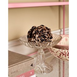 Villa mega flower hair claw Black Colour, dark leo