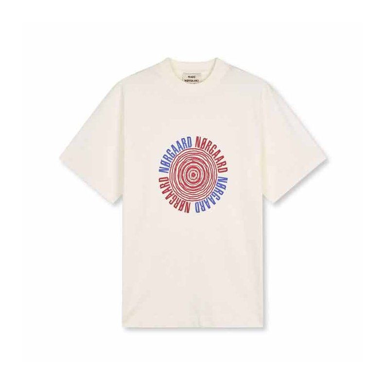 Cotton Jersey Dassel tee Mads Nrgaard, snow white