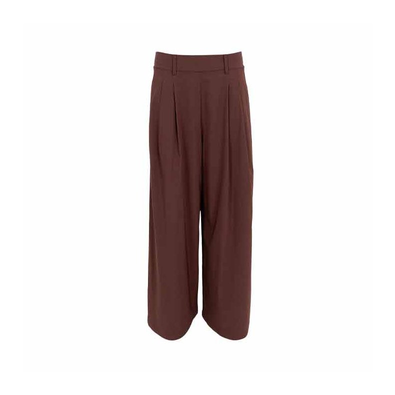 Davina wideleg pant Black Colour, coffee