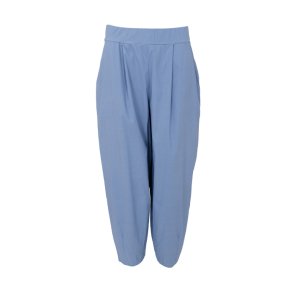 Davina barrel pant Black Colour, dust blue