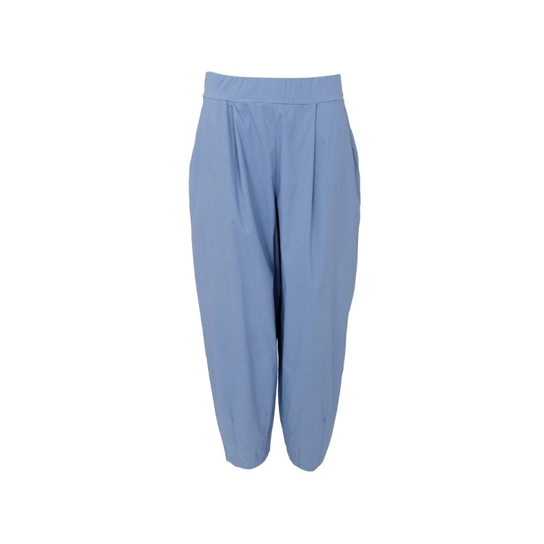 Davina barrel pant Black Colour, dust blue