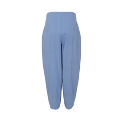 Davina barrel pant Black Colour, dust blue