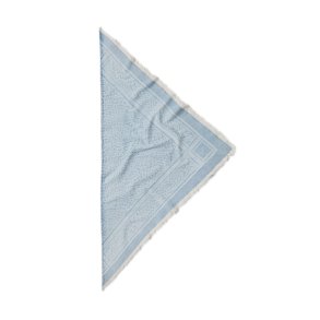 Triangle toni scarf Lala Berlin, denim light blue