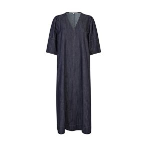 Dera denim dress Second Female, dark blue denim