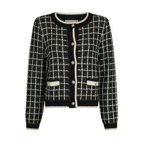 Doro stitch knit cardigan Neo Noir, black