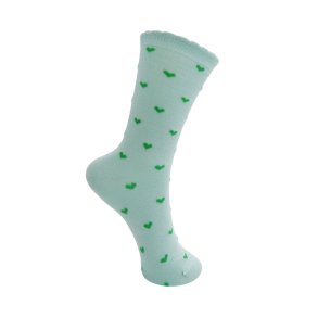 Dottie sock Black Colour, pistachio