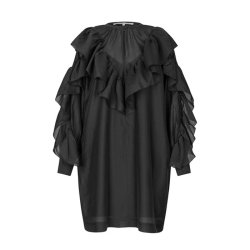 Dream ruffle dress Second Female, black