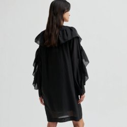 Dream ruffle dress Second Female, black