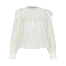 Dream ruffle blouse Second Female, jet stream 