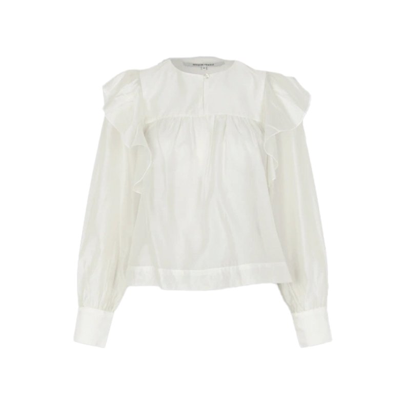 Dream ruffle blouse Second Female, jet stream 