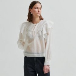 Dream ruffle blouse Second Female, jet stream 