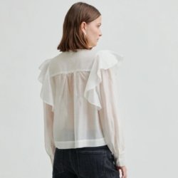 Dream ruffle blouse Second Female, jet stream 