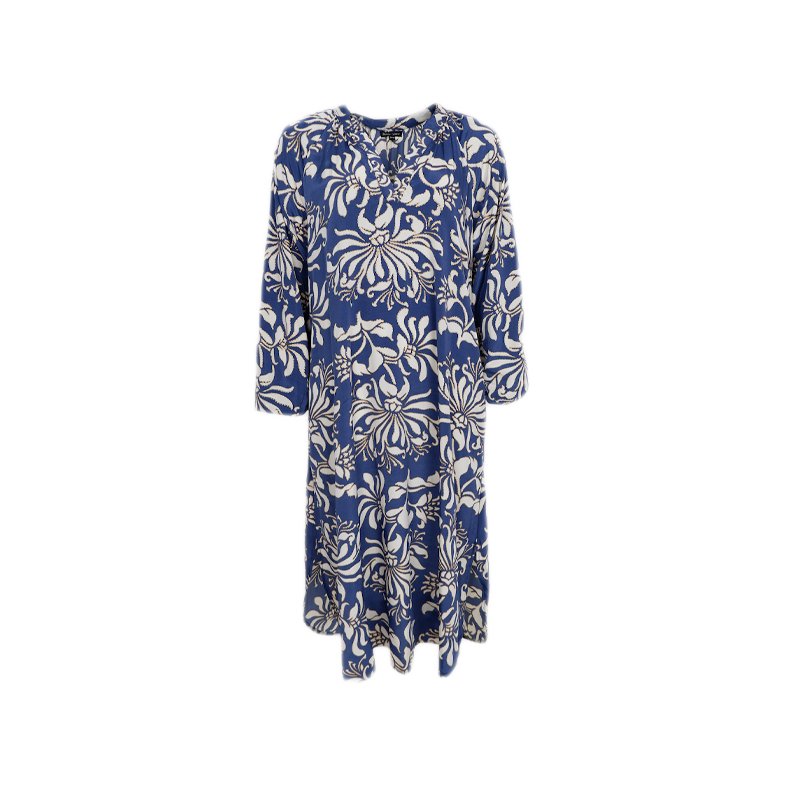 Luna nelly dress Black Colour, native blue