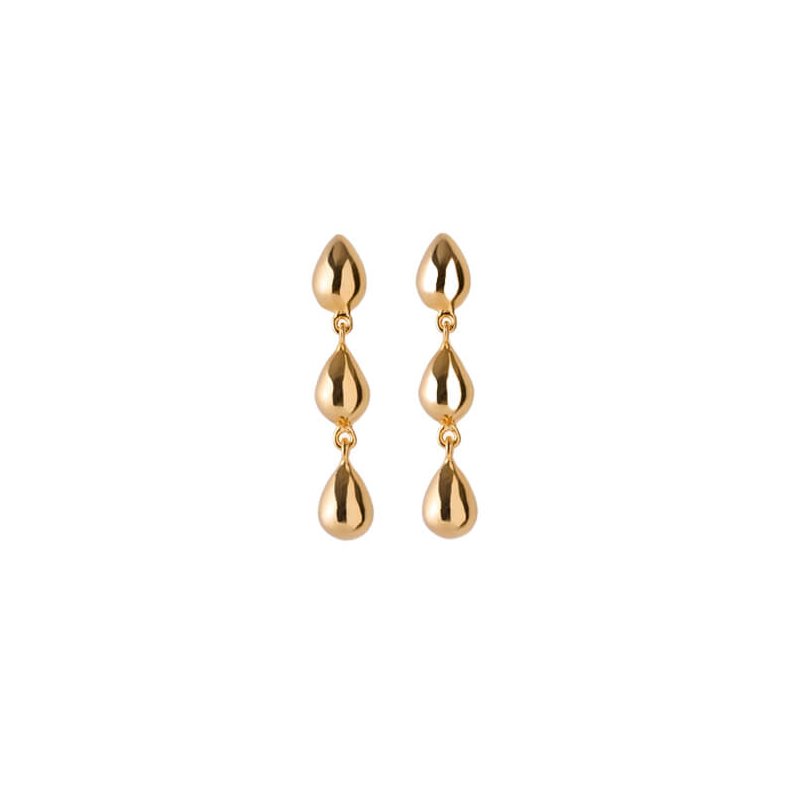 Rain earrings Pernille Corydon, gold