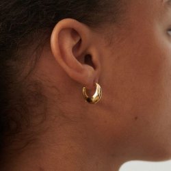 Mini globe huggies Pernille Corydon, gold