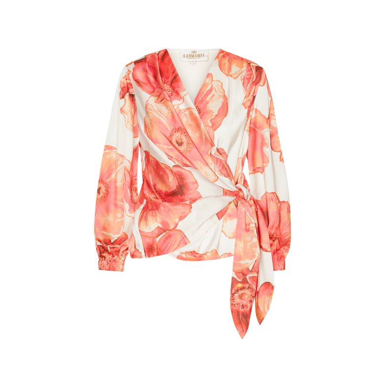 Elena blouse Karmamia, maui flower