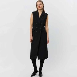 Elisabeth vest dress Sofie Schnoor, black