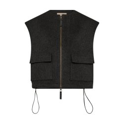 MMElise Loisa wool vest Mos Mosh, phantom