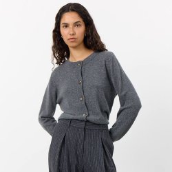 Eloise 1 cardigan Levet Room, dark grey melange