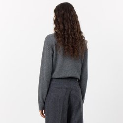 Eloise 1 cardigan Levet Room, dark grey melange