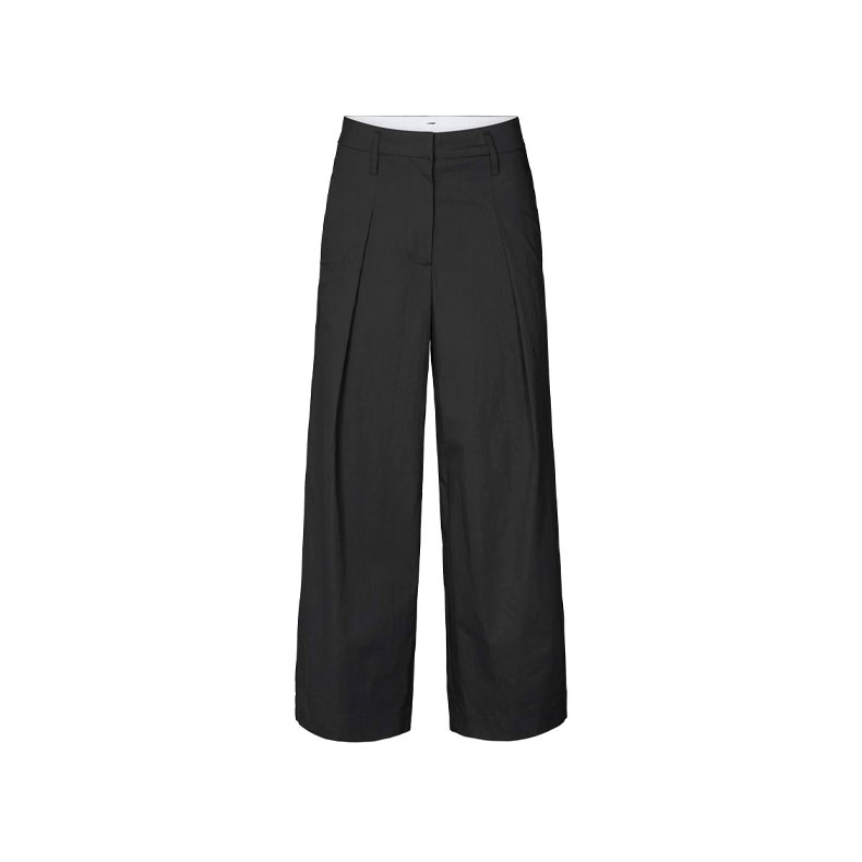 Enel papery parallel pants Rabens Saloner, black