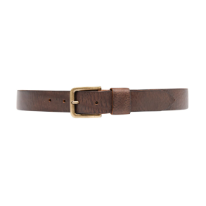 Jeans belt Depeche, brown/brass