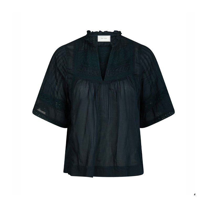 Siama s voile blouse Neo Noir, navy
