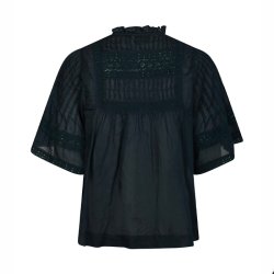 Siama s voile blouse Neo Noir, navy