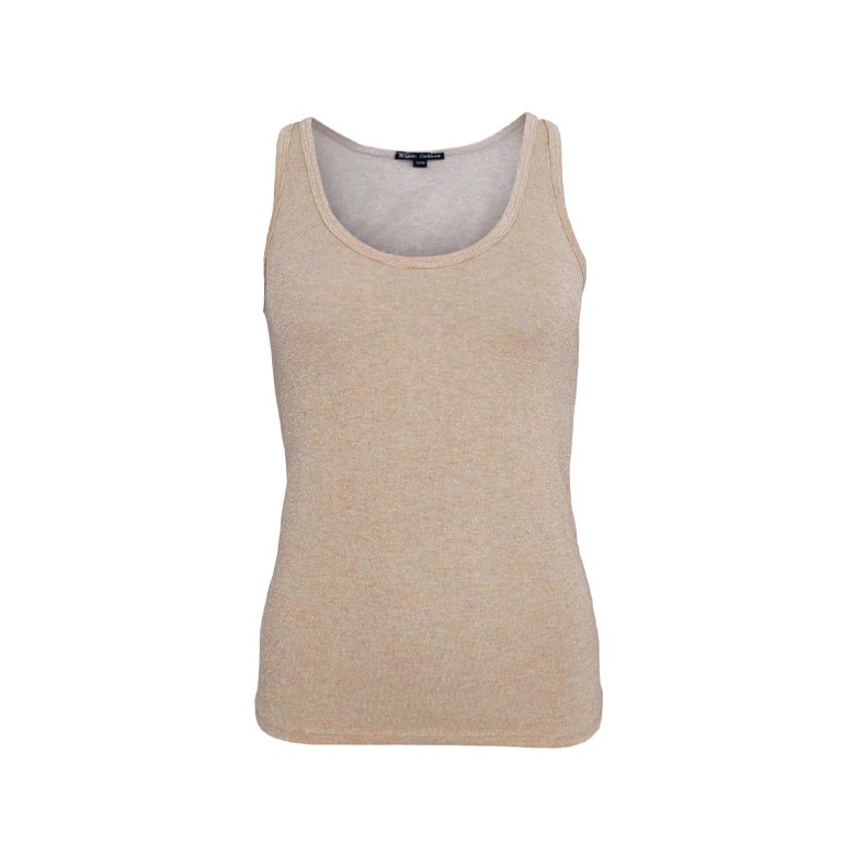 Faye lurex top Black Colour, nude