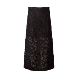 Fauna orchid lace skirt Rabens Saloner, black