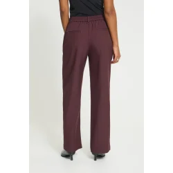 Fava wide pants ICHI, fudge melange