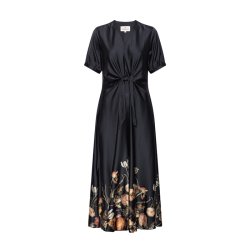 Faye dress Karmamia, black blossom