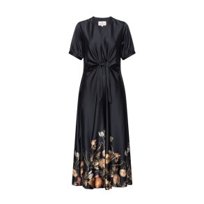 Faye dress Karmamia, black blossom