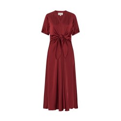 Faye dress Karmamia, semi rich merlot