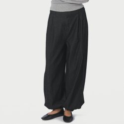 Fayla denim balloon pants Neo Noir, black