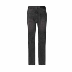 Fine denim black cropped pants Rabens Saloner, washed black denim