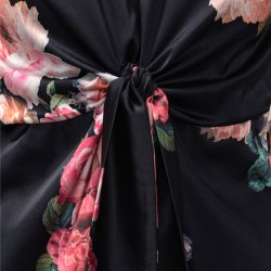 Blair blouse (short) Karmamia, fiori noir