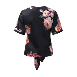 Blair blouse (short) Karmamia, fiori noir