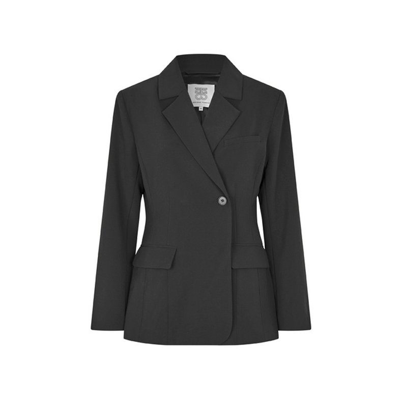 Fique fitted blazer Second Female, black