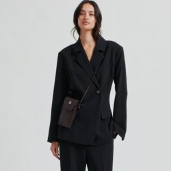 Fique fitted blazer Second Female, black